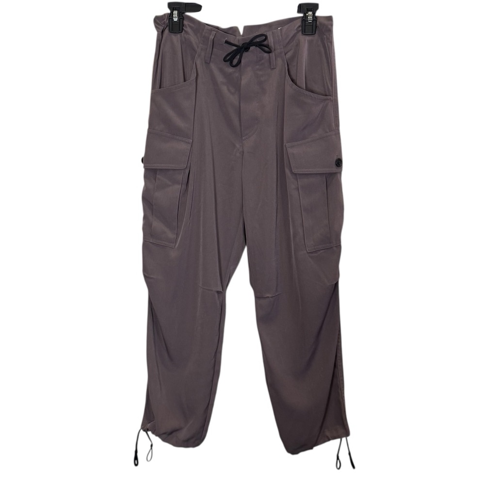 Soyoom Korean Made Women's Cropped Greige Buttonfly Cargo Joggers Bloomers Sz M